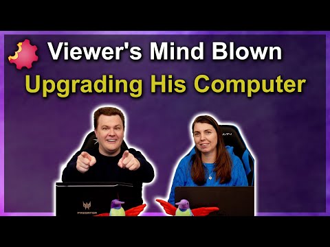 Viewer's Mind Is Blown After Upgrading His Computer!
