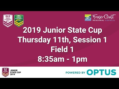 2019 Junior State Cup - Thursday 11th - Field 1 - 8:35am - 1pm
