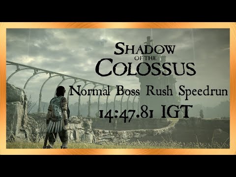 Normal Boss Rush Speedrun - 14:47.87 IGT - Shadow of the Colossus