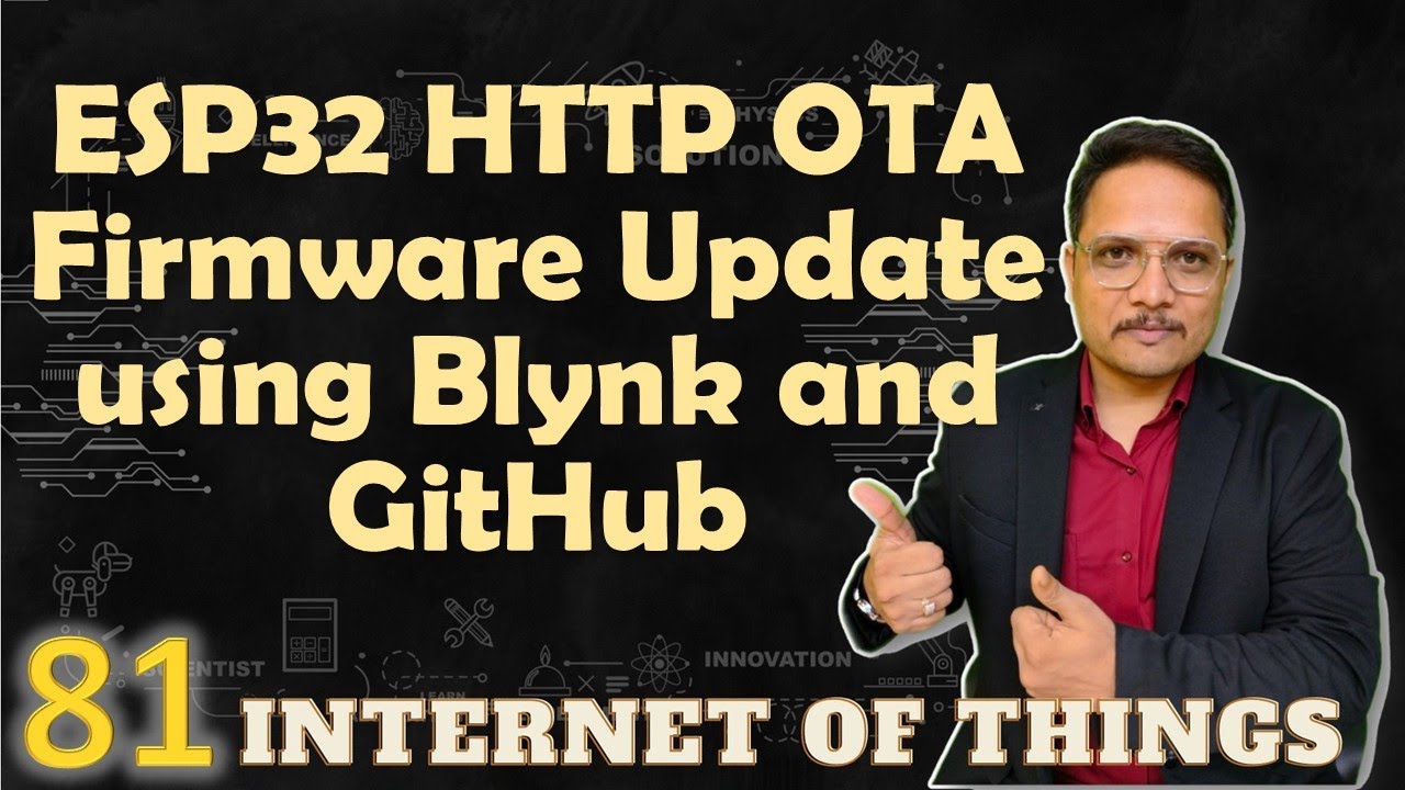 ESP32 HTTP OTA Firmware Update using Blynk and GitHub