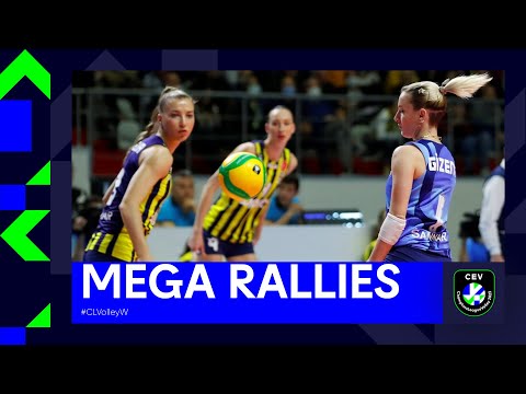 Top 10 Mega Rallies of the Round in the CEV Champions League Volley Women