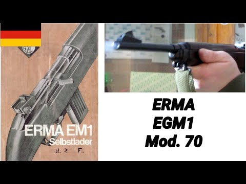 aus der Waffenkammer: ERMA EGM 1 Mod. 70 Gewehr .22 lfb / Kleinkaliber M1 Carbine / EGM1 lr EM1
