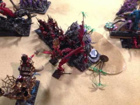 Kurnion's Carnage Round 2: Warhammer Fantasy Battle Report Daemons of Khorne v Daemons of Chaos