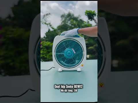 Quạt hộp Senko BD1012 40W 3 cánh màu Kem Môn, Kem Cốm, Kem Xám