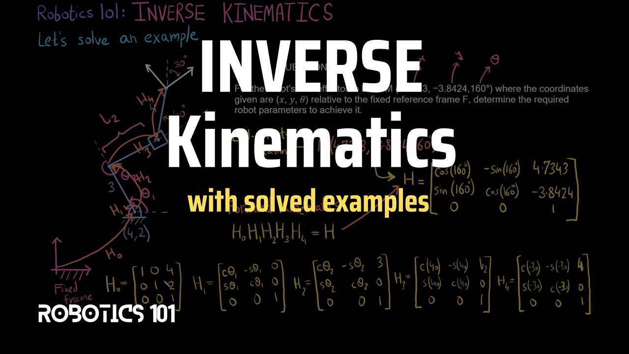 Inverse Kinematics (with solved example) | Planar RRP robot | Robotics 101