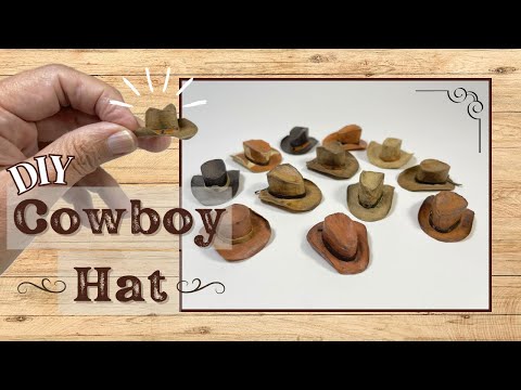Hey Ya'll I Made a Cowboy Hat Out of Masking Tape | DIY | Free Pattern