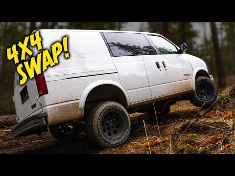 4x4 Swap for Astro and Safari! // Conversion Explanation and Install // Journey's Offroad - Part 5