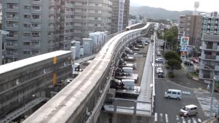 preview picture of video '北九州モノレール　ポイント切り替え　企救丘駅'
