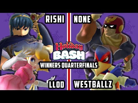 Holiday Bash SSBM - VGBC | Rishi & lloD VS ALG | n0ne & G2 Westballz - Melee Teams WQF