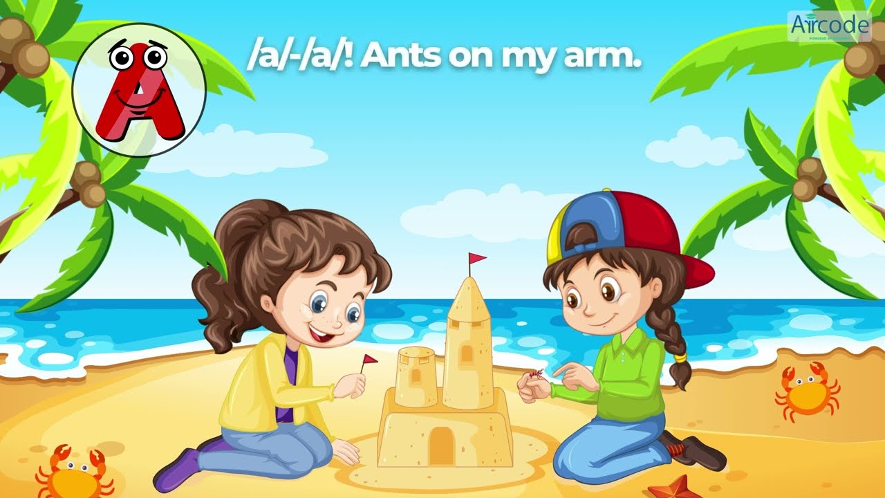 ABC Song | Alphabet Rhymes | Rhymes For Kids | Nursery Rhymes | A - Z Phonics Letter Sound | Arrcode