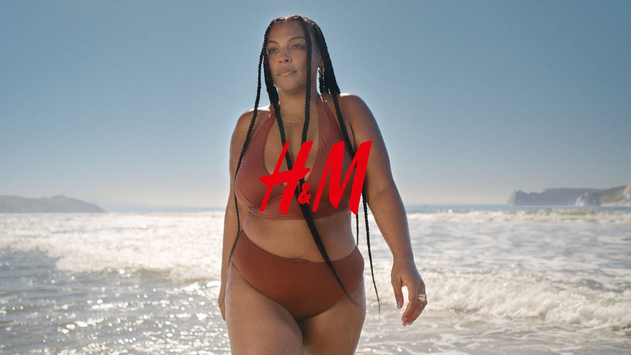 summer in H&M swimwear ft. Fousheé