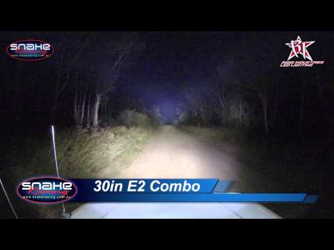 30" E vs E2 LED COMBO Comparison - Snake Racing - Rigid industries