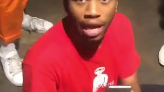 Kevin Abstract has heavy hands