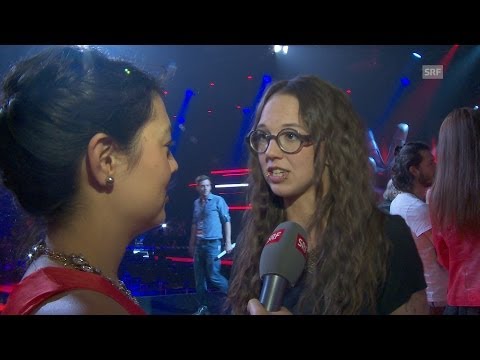 Interview mit Coach Stefanie Heinzmann nach der 2. Live-Show - The Voice of Switzerland 2014