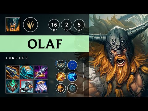 Olaf Jungle vs Morgana - EUW Challenger Patch 25.S1.2