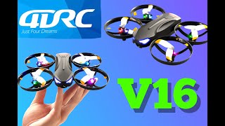 4DRC V16 Beginner Drone w/Awesome Lights and Great Price! Review & Instructions! #4drcv16 #bangood