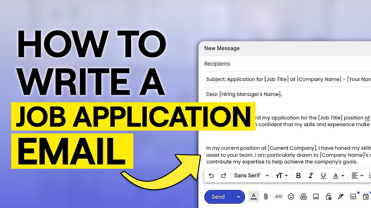 How to Write a Job Application Email (With Examples)