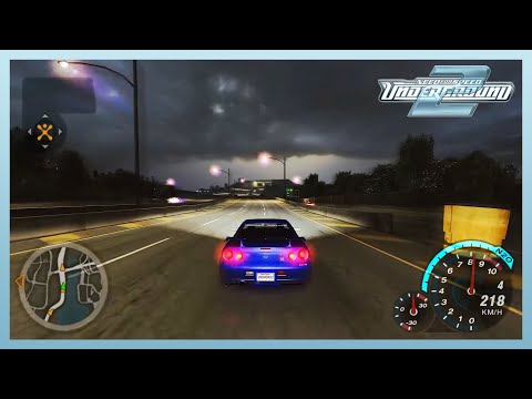Need For Speed Underground - 2 Fast 2 Furious Engine Sound Mod | Nissan Skyline GTR34