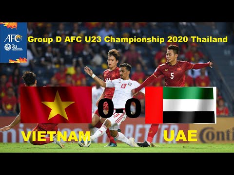 Highlights: VIETNAM (0-0) UNITED ARAB EMIRATES | Roand 1 Group D AFC U23 Championship 2020 Thailand