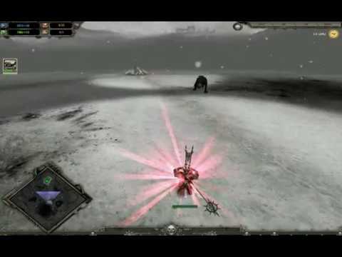 Daemon Prince defeats Greater Knarloc (Warhammer 40k DOW)