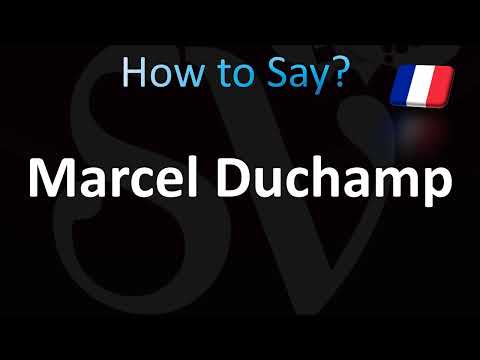 How to Pronounce Marcel Duchamp (French)