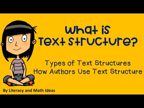 What is Text Structure?  Text Structure Explained