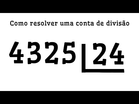 🌟4325 dividido por 24 conta armada