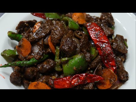 Restaurant Style Beef Pepper Fry Recipe | Easy & Tasty Beef Chilli Recipe | Chilli Pepper Beef Fry