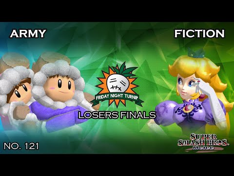 FNT #121 - ARMY (Ice Climbers) VS Fiction (Peach) - SSBM - Losers Finals