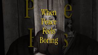 When peace feels boring #healing #healingjourney #relationshipadvice #manifestation