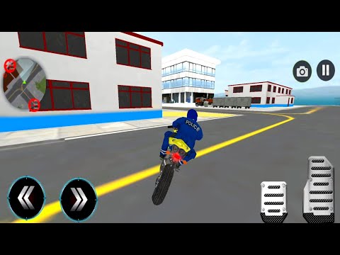 US Police Prado & Bike Gangster Chase Simulator - Android Gameplay #5