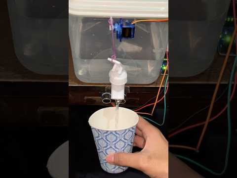 Automatic Water Dispenser: ZTECH - 2001 #iot #arduino #arduinoproject #automation #tech #shorts #fyp
