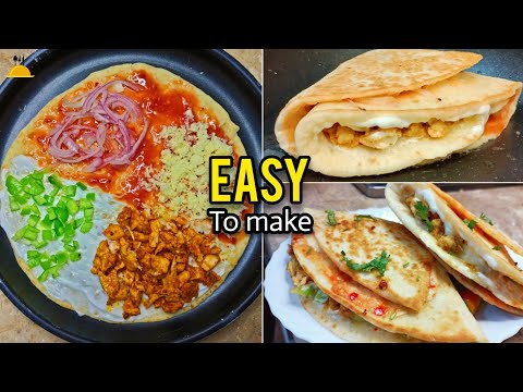 Folded Chicken Wraps + Dough Recipe : Wrap folding & filling (Eid Special) Urdu-Hindi Food & Art