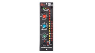 Video thumbnail for dbx 560A Compressor/Limiter 500 Series Module Overview by Sweetwater Sound by Sweetwater