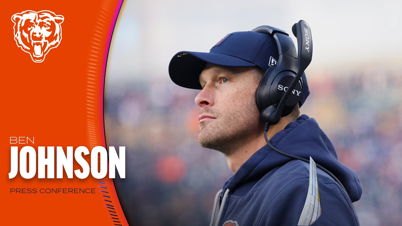 Ben Johnson discusses Week 14 matchup vs. Packers | Press Conference