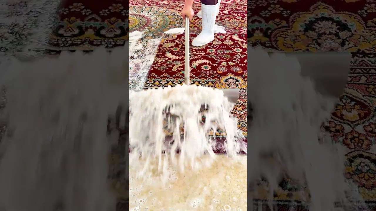 Deep Cleaning a Filthy Carpet – So Satisfying!   #satisfying #odlysatisfying #asmr