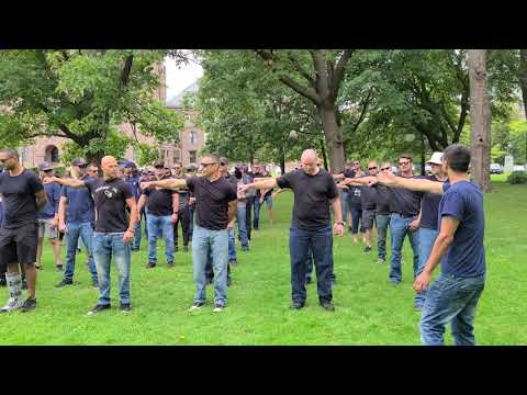 Toronto First Responders Silent Freedom Protest, Monday September 13th 2021