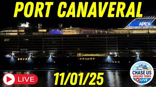 LIVE: 2 New Cruise Ships Arrive at Port Canaveral LIVE! (Nov. 1, 2025)