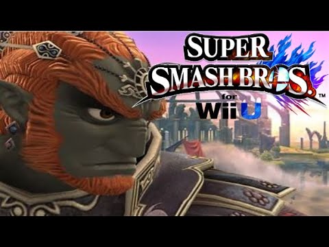 Super Smash Bros. (Wii U) Ganandorf Gameplay