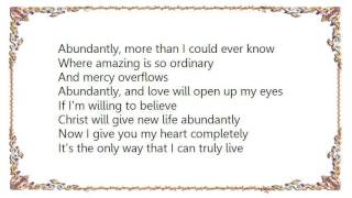 Avalon - Abundantly Lyrics