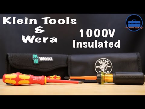 Insulated Screwdrivers Set (Klein Tools & Wera)