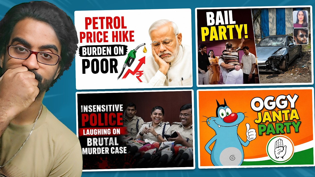 Petrol Price Hike Policy Failures, Pune Porsche Case Bail Celebration, Shameless Indian Tourist
