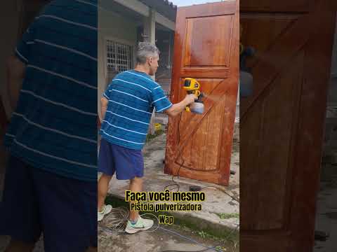 Faça você mesmo - Pistola Pulverizadora Wap #pintura #obra #verniz #construção construcao #pedreiro