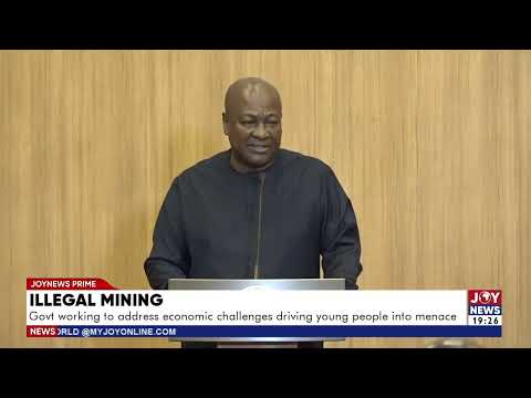 Galamsey crisis: Government moves to tackle economic hardships driving youth into illegal mining