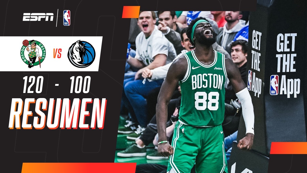 FANTÁSTICOS 24 PUNTOS DE BROWN PARA LA LOCURA DE LOS CELTICS | Boston 120-100 Mavericks | RESUMEN