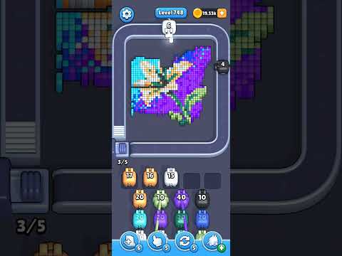 Pixel Flow Level 748 Walkthrough