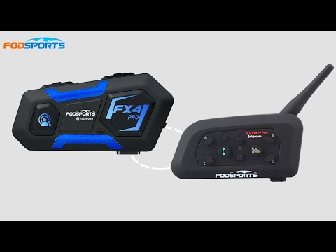 How To Use Fodsports FX4 Pro Connect V6 Pro Intercom
