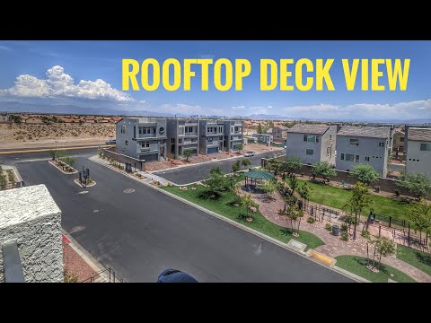 Rooftop Deck - Las Vegas Homes - The Peyton At SkyView Mesa - $486,500