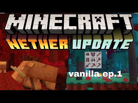 Il mio primo pezzo di netherite:Minecraft vanilla ep. 1