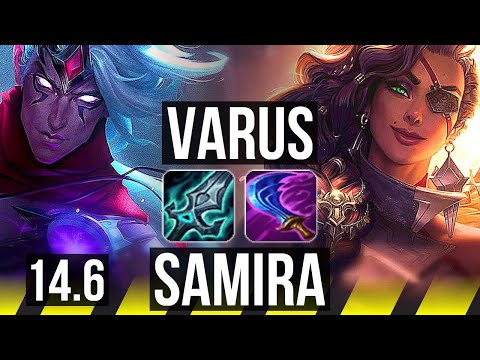 VARUS & Lulu vs SAMIRA & Sion (ADC) | 12/1/5, Legendary | BR Master | 14.6